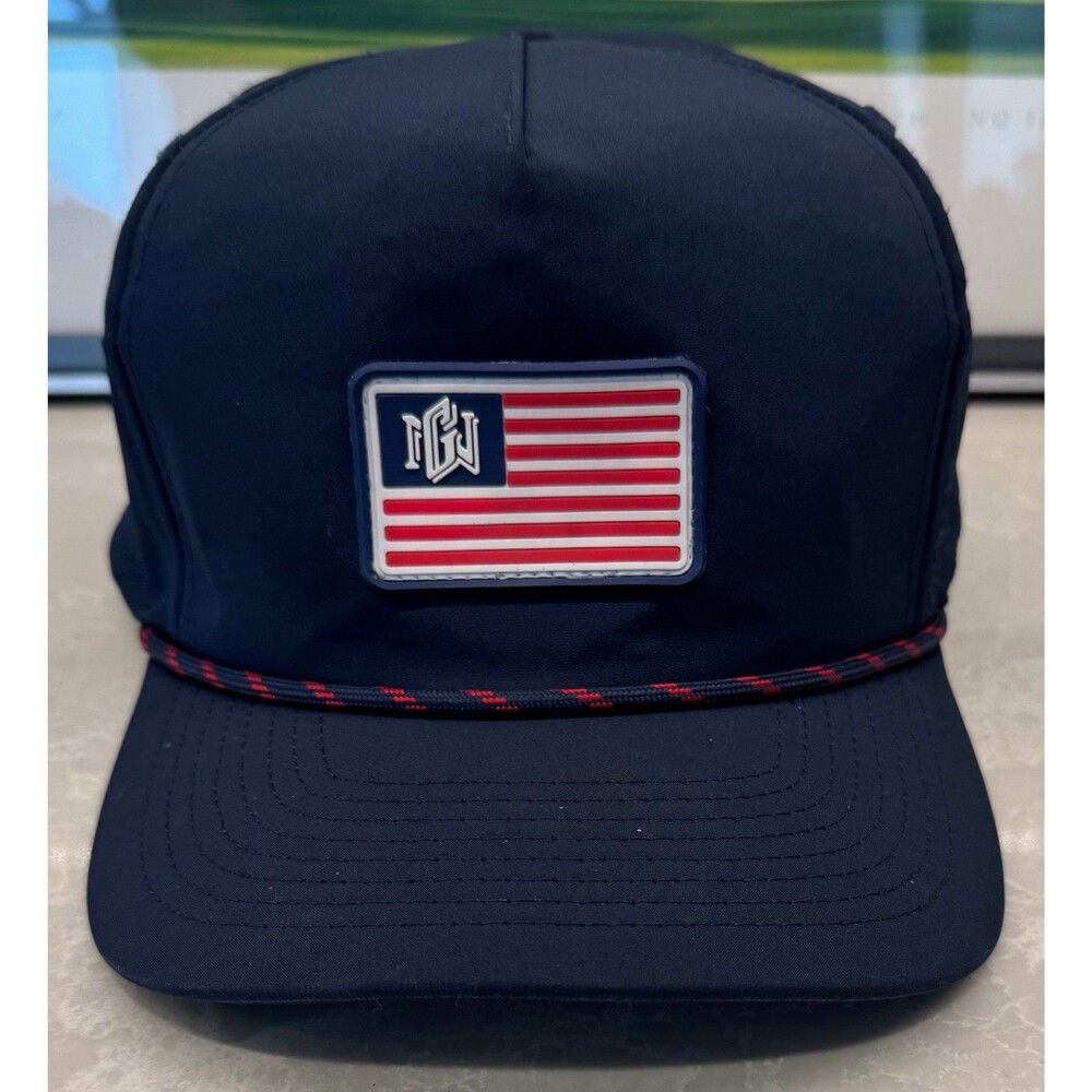 Geneva National Resort & Club Imperial Golf Hat Men's Adjustable American Flag